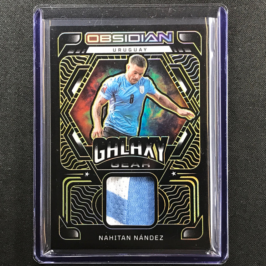 2022-23 Obsidian Nahitan Nandez Galaxy Gear Relic Electric Etch Yellow 9/10