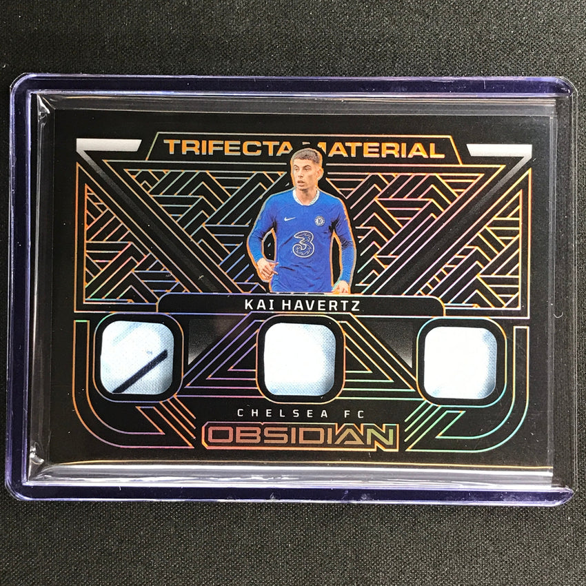2022-23 Obsidian Kai Havertz Trifecta Material Relic Electric Etch Orange 69/75