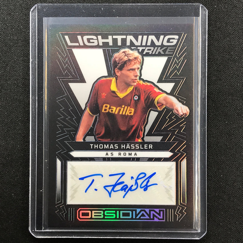 2022-23 Obsidian Thomas Hassler Lightning Strike Auto Silver 12/199