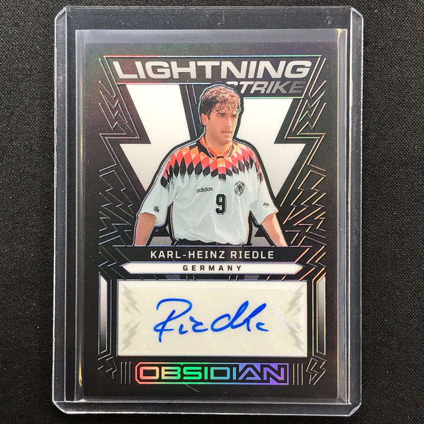 2022-23 Obsidian Karl-heinz Riedle Lightning Strike Auto Silver 52/199