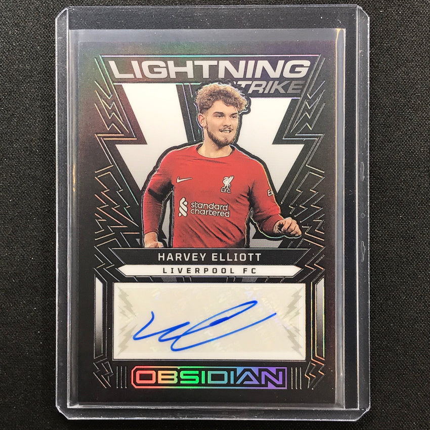2022-23 Obsidian Harvey Elliott Lightning Strike Auto Silver 86/199