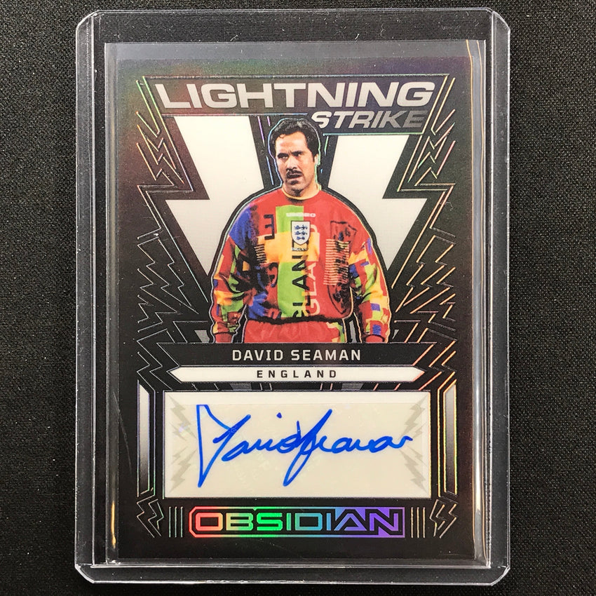 2022-23 Obsidian David Seaman Lightning Strike Auto Silver 62/109