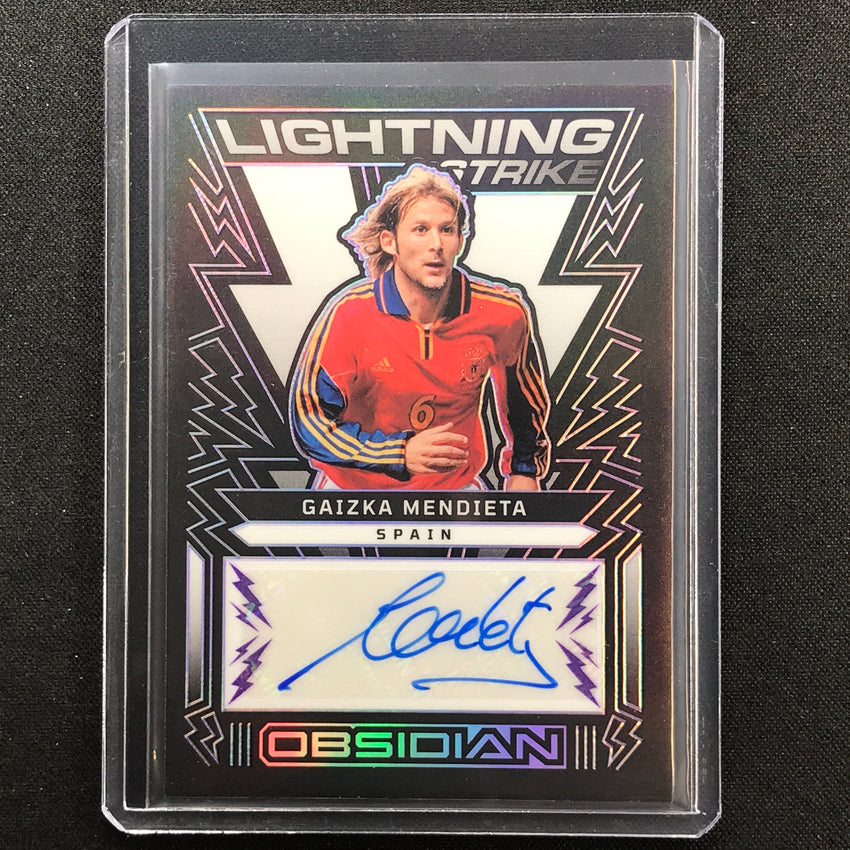 2022-23 Obsidian Gaizka Mendieta Lightning Strike Auto Electric Etch Purple 1/50