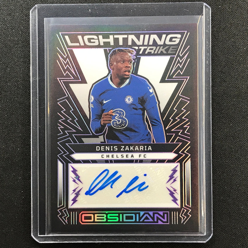 2022-23 Obsidian Denis Zakaria Lightning Strike Auto Electric Etch Purple 29/50
