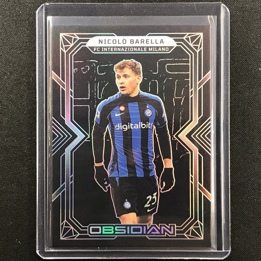 2022-23 Obsidian Nicolo Barella Base Silver 76/115