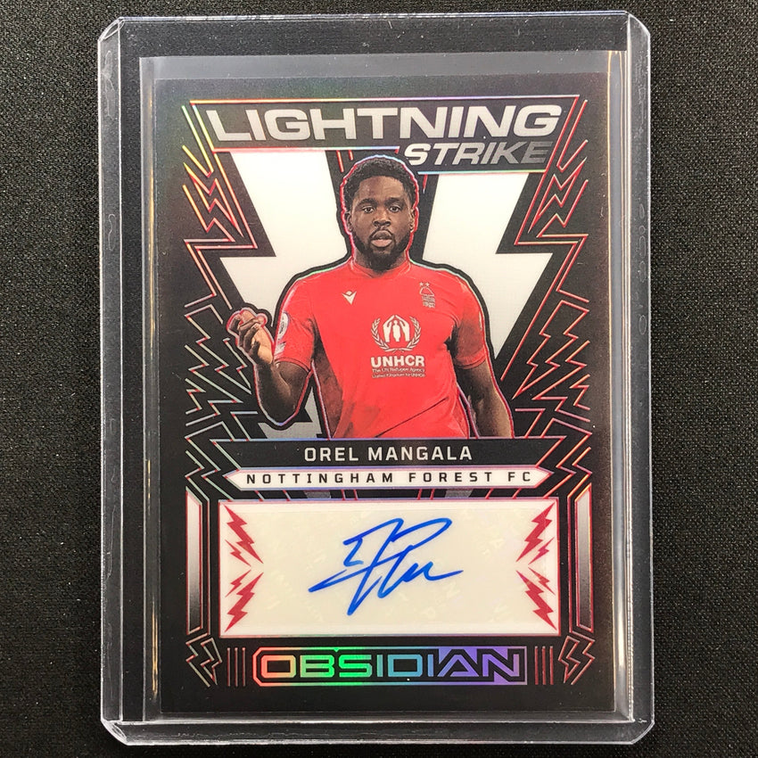 2022-23 Obsidian Orel Mangala Lightning Strike Auto Electric Etch Red 19/25