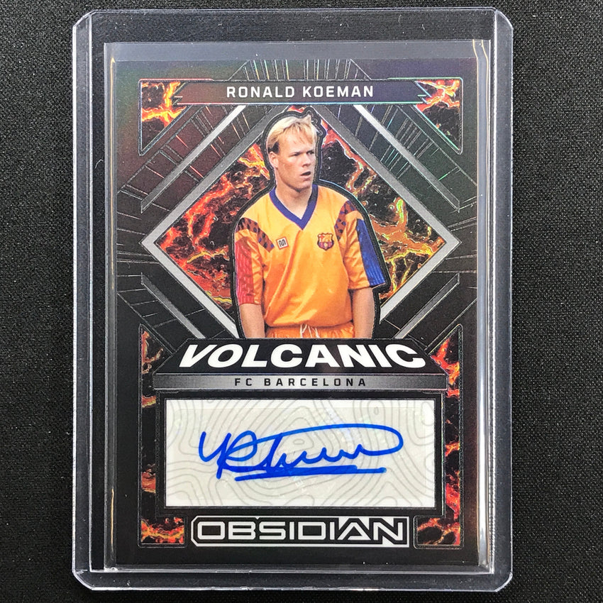 2022-23 Obsidian Ronald Koeman Volcanic Signatures Auto Silver 5/199