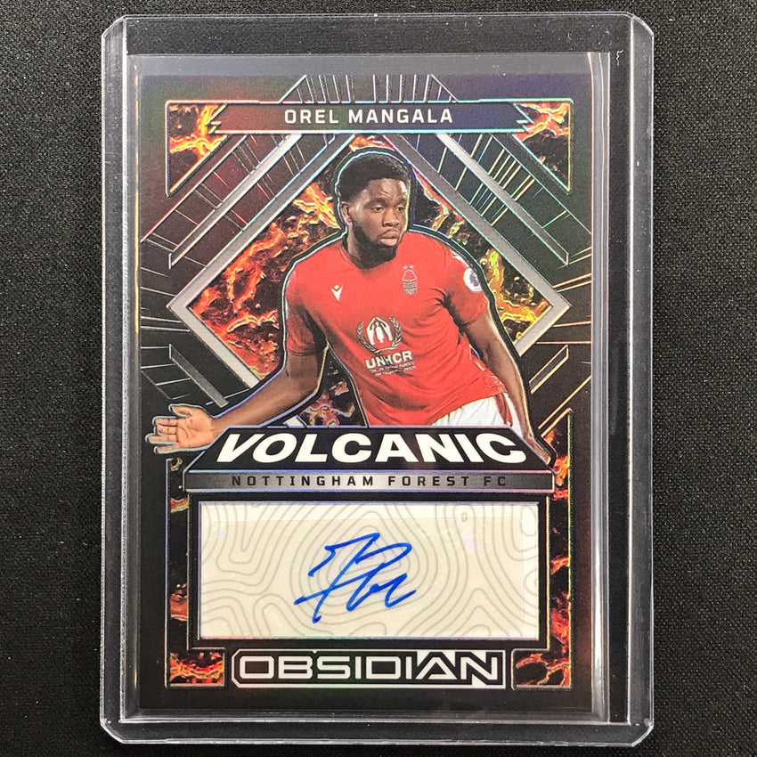 2022-23 Obsidian Orel Mangala Volcanic Signatures Auto Silver 30/199