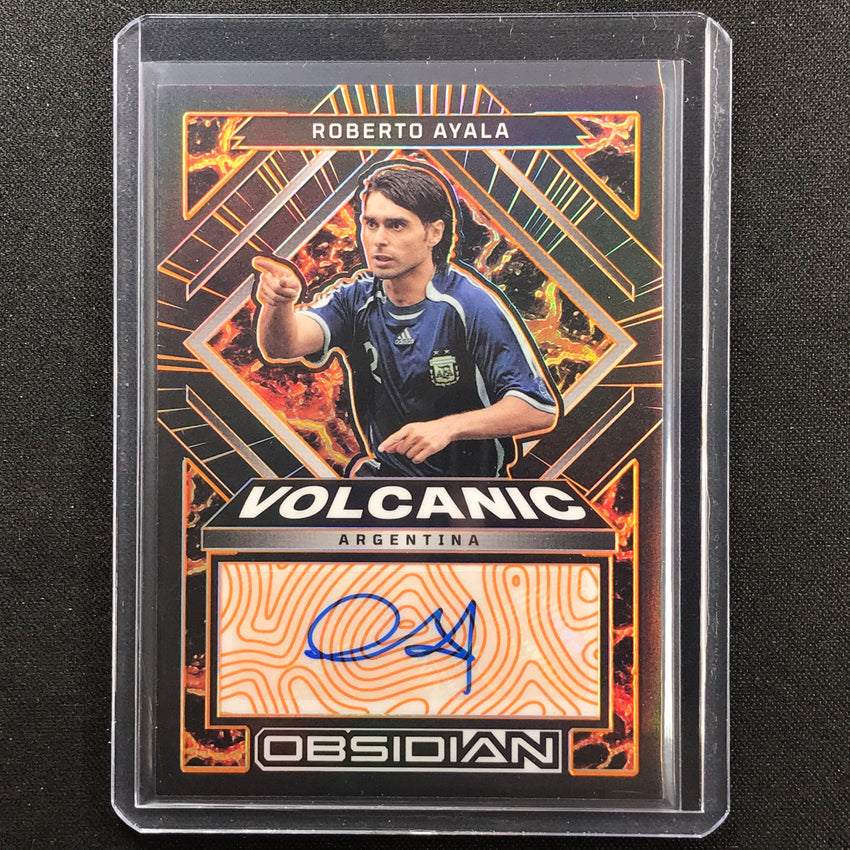 2022-23 Obsidian Roberto Ayala Volcanic Signatures Auto Electric Orange 59/75