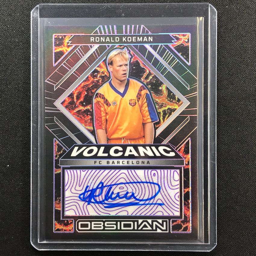 2022-23 Obsidian Ronald Koeman Volcanic Signatures Auto Electric Purple 20/50