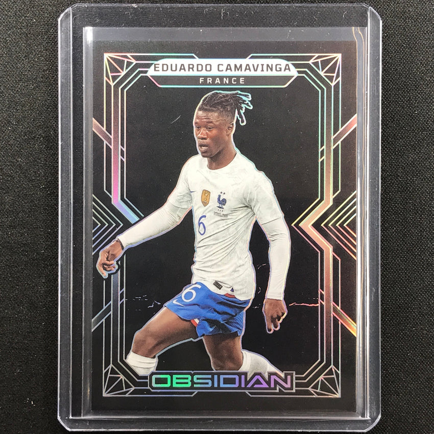 2022-23 Obsidian Eduardo Camavinga Base Silver 45/115