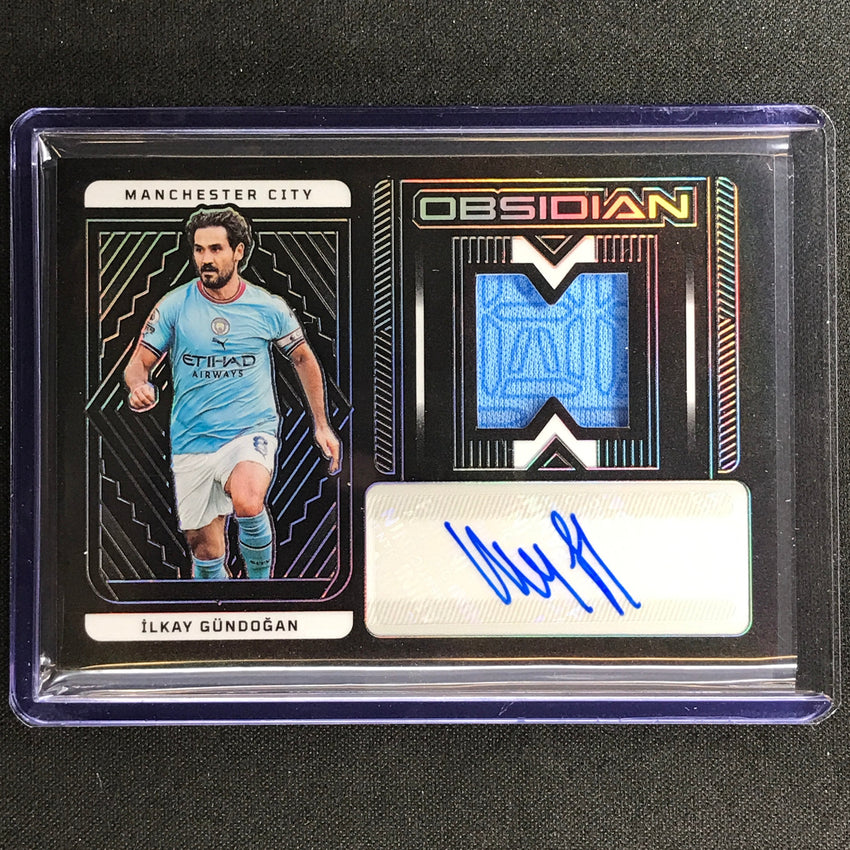 2022-23 Obsidian ILKAY GUNDOGAN Jersey Auto Silver 21/132 â Cherry Collectables