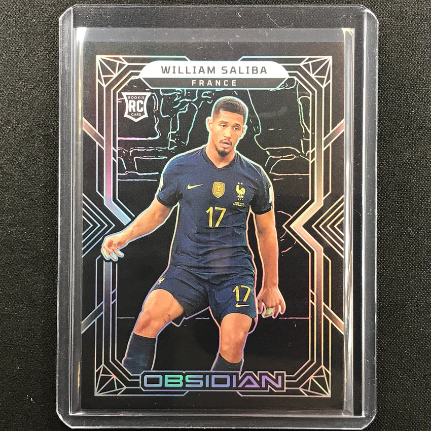 2022-23 Obsidian William Saliba Rookie Base Silver 50/115