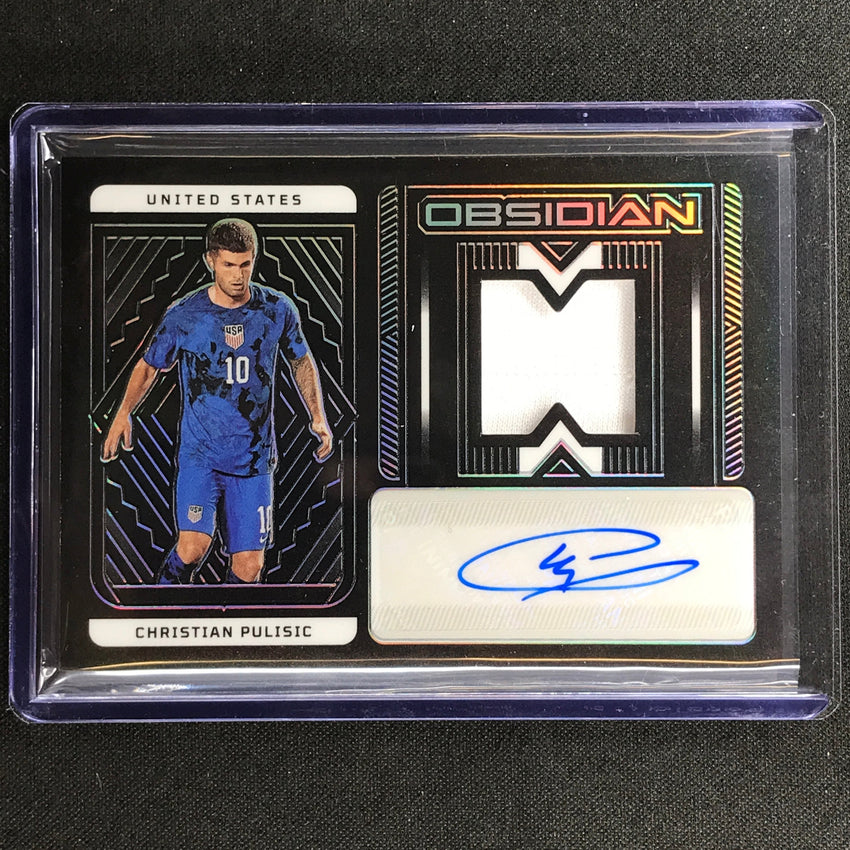 2022-23 Obsidian Christian Pulisic Jersey Auto Silver 13/27