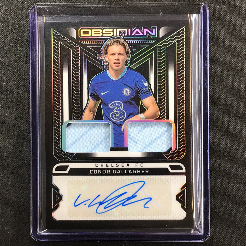 2022-23 Obsidian Conor Gallagher Dual Jersey Ink Relic Auto Silver 3/101