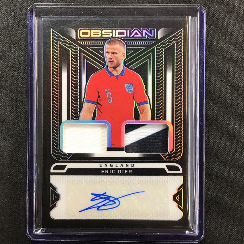 2022-23 Obsidian Eric Dier Dual Jersey Ink Relic Auto Silver 17/77