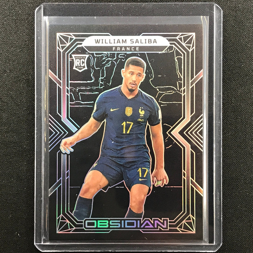 2022-23 Obsidian William Saliba Rookie Base Silver 68/115