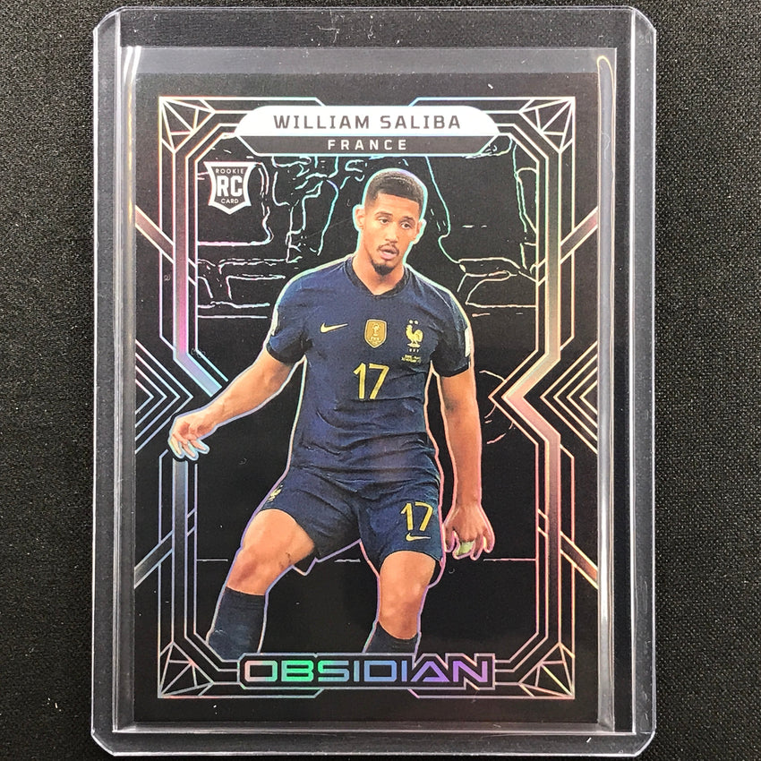 2022-23 Obsidian William Saliba Rookie Base Silver 87/115