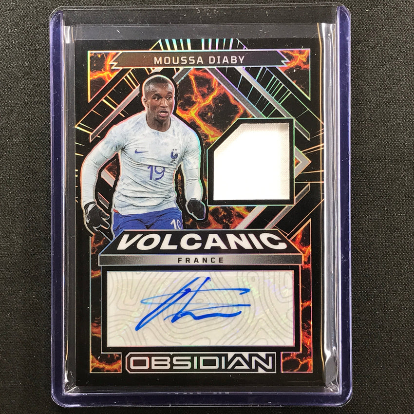 2022-23 Obsidian Moussa Diaby Volcanic Material Signatures Auto Silver 155/199