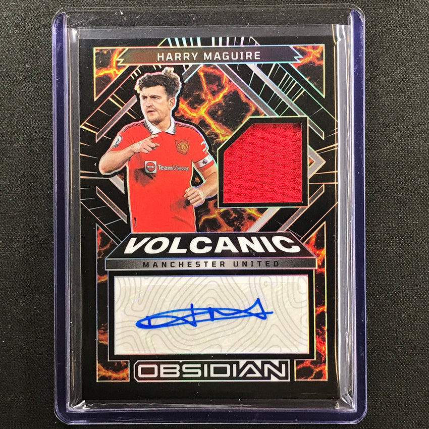 2022-23 Obsidian Harry Maguire Volcanic Material Signatures Relic Auto 94/109