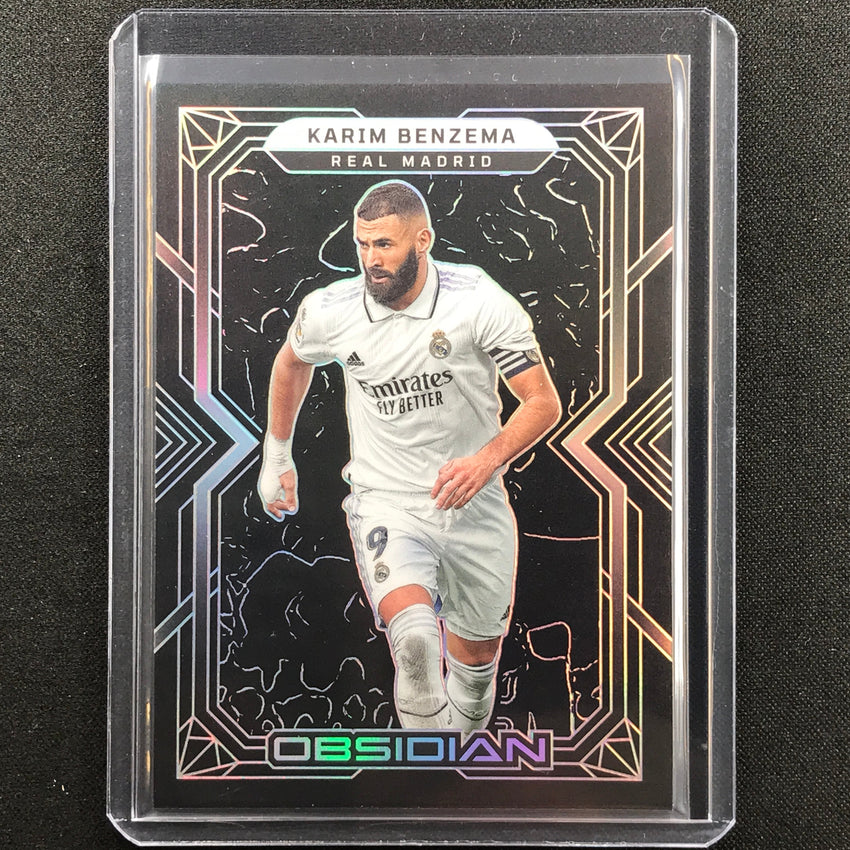 2022-23 Obsidian Karim Benzema Base Silver 53/115