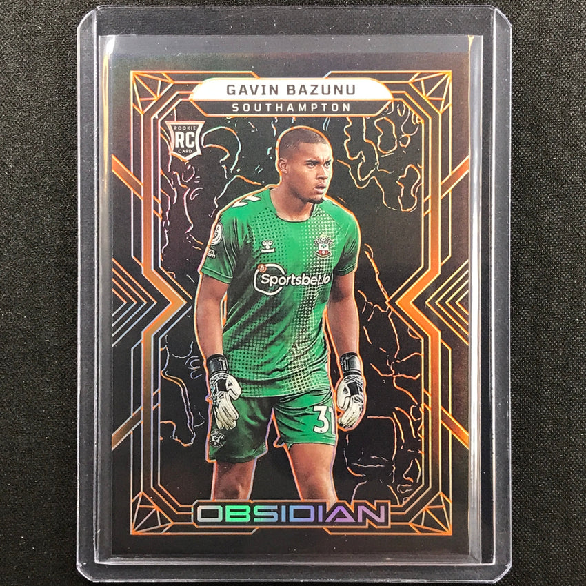 2022-23 Obsidian Gavin Bazunu Rookie Base Electric Etch Orange 12/40