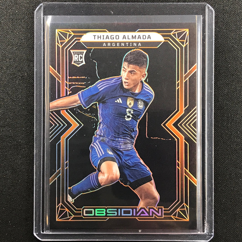 2022-23 Obsidian Thiago Almada Rookie Base Electric Etch Orange 37/40