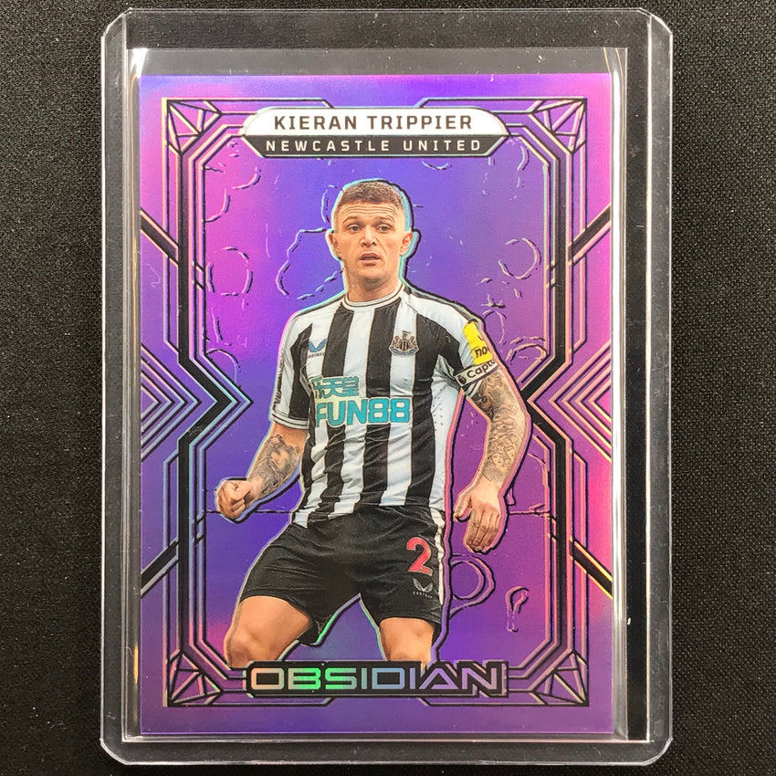 2022-23 Obsidian Kieran Trippier Base Electric Etch Purple Flood 15/25