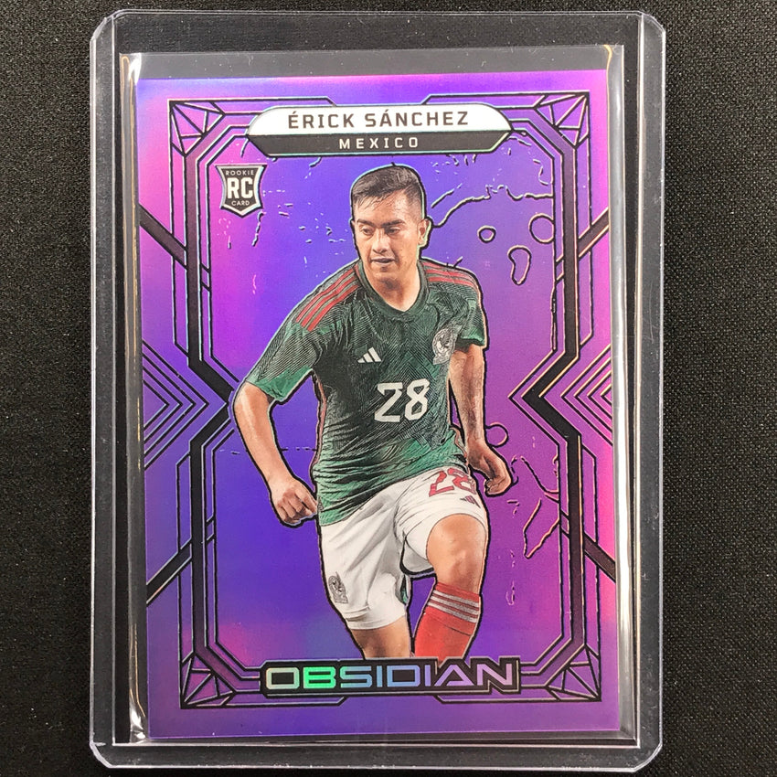 2022-23 Obsidian Erick Sanchez Rookie Base Electric Etch Purple Flood 19/25