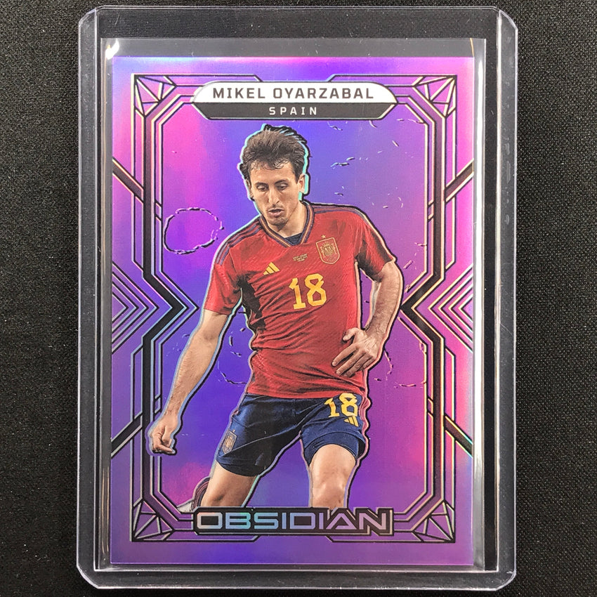 2022-23 Obsidian Mikel Oyarzabal Base Electric Etch Purple Flood 15/25
