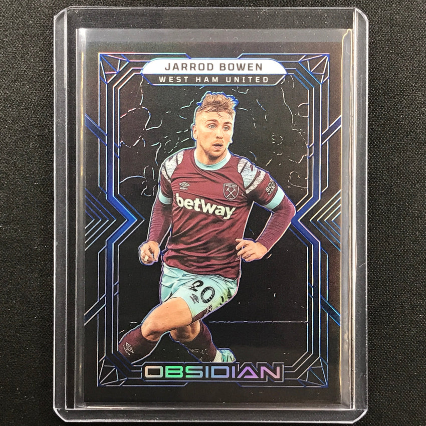 2022-23 Obsidian Jarrod Bowen Base Electric Etch Blue 16/20