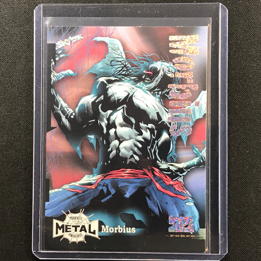 2021-2022 Marvel Spider-man Metal Universe Morbius Z-force Rave 95/100