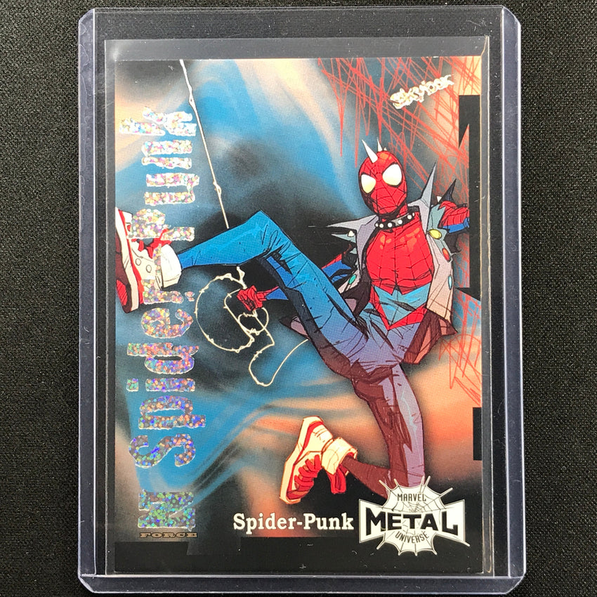 2021-2022 Marvel Spider-man Metal Universe Spider-punk Z-force Rave 16/100