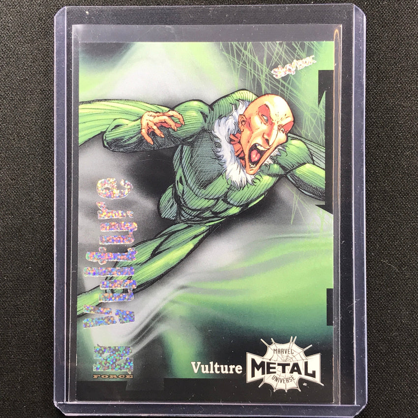 2021-2022 Marvel Spider-man Metal Universe Vulture Z-force Rave 97/100