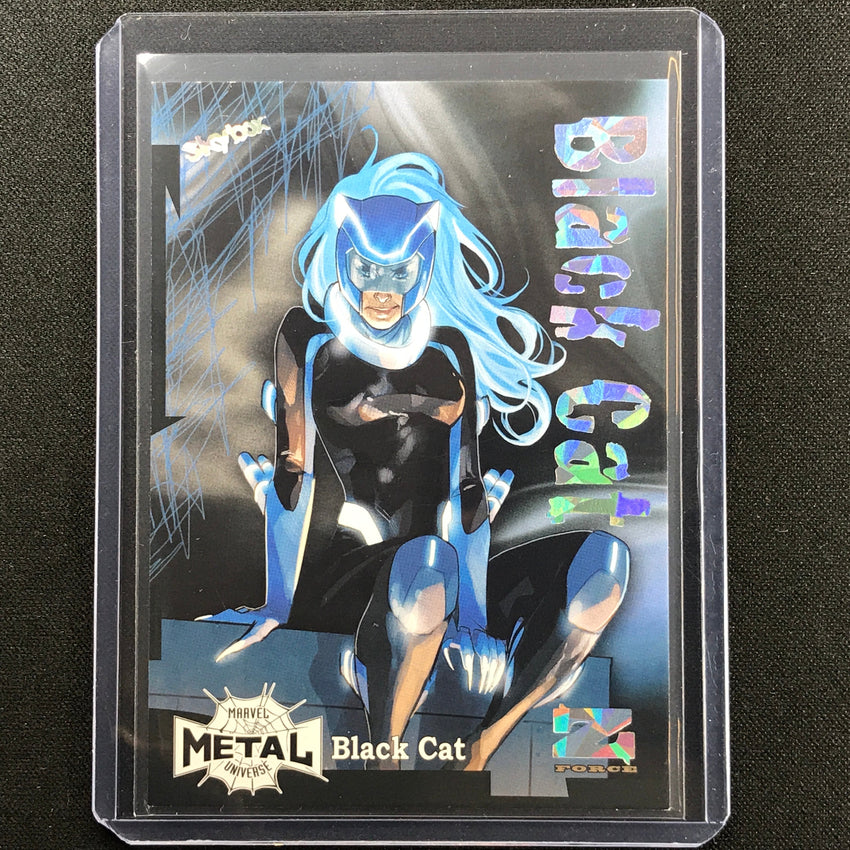2021-2022 Marvel Spider-man Metal Universe Black Cat Z-force Amazing Rave 49/62