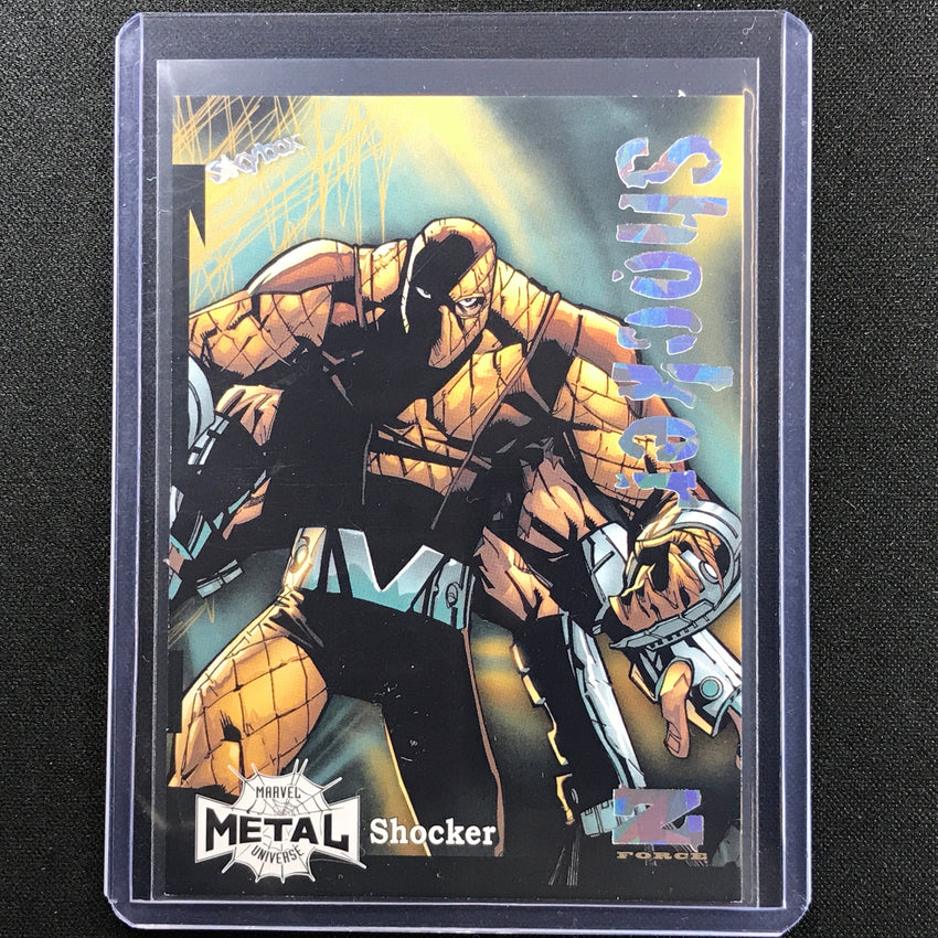 2021-2022 Marvel Spider-man Metal Universe Shocker Z-force Amazing Rave 40/62