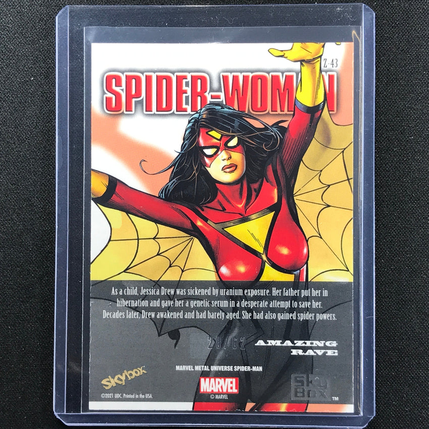 2021-2022 Marvel Spider-man Metal Spider-woman Z-force Amazing Rave 28/62