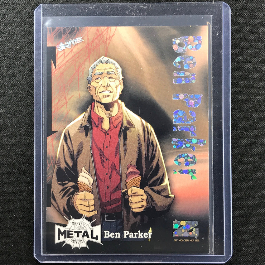 2021-2022 Marvel Spider-man Metal Ben Parker Z-force Spectacular Rave 5/25