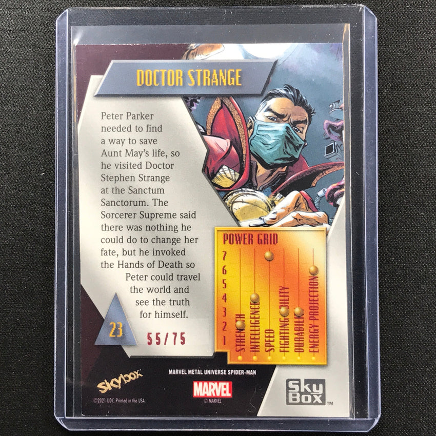 2021-2022 Marvel Spider-man Metal Universe Doctor Strange Light Fx Pink 55/75