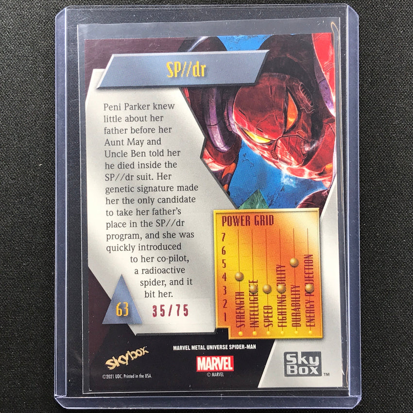 2021-2022 Marvel Spider-man Metal Universe Sp//dr Light Fx Pink 35/75