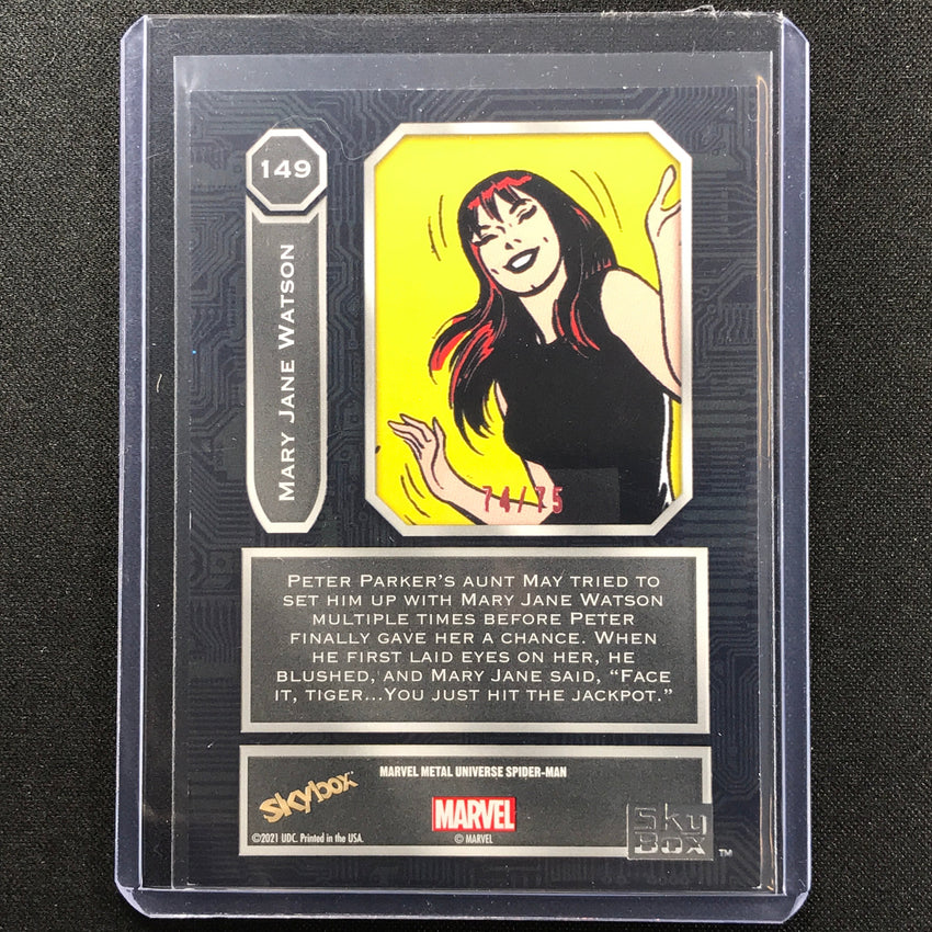 2021-2022 Marvel Spider-man Metal Universe Mary Jane Watson High Pink 74/75
