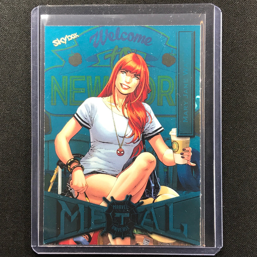 2021-2022 Marvel Spider-man Metal Universe Mary Jane Watson Turquoise 46/50