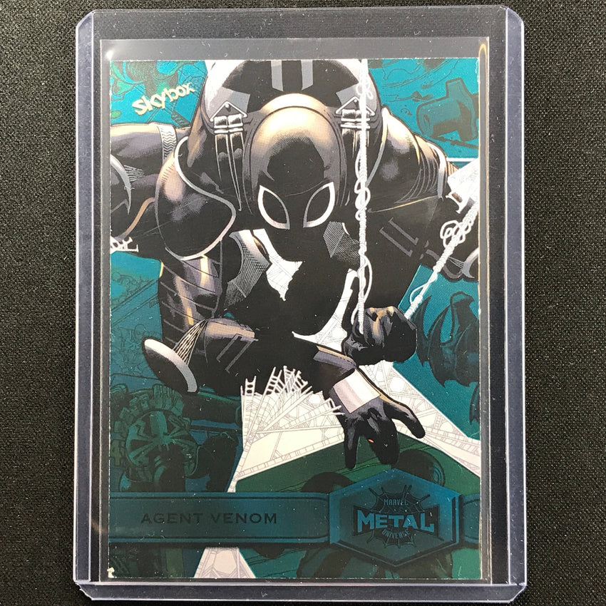 2021-22 Marvel Spider-man Metal Universe Agent Venom High Series Turquoise 30/50