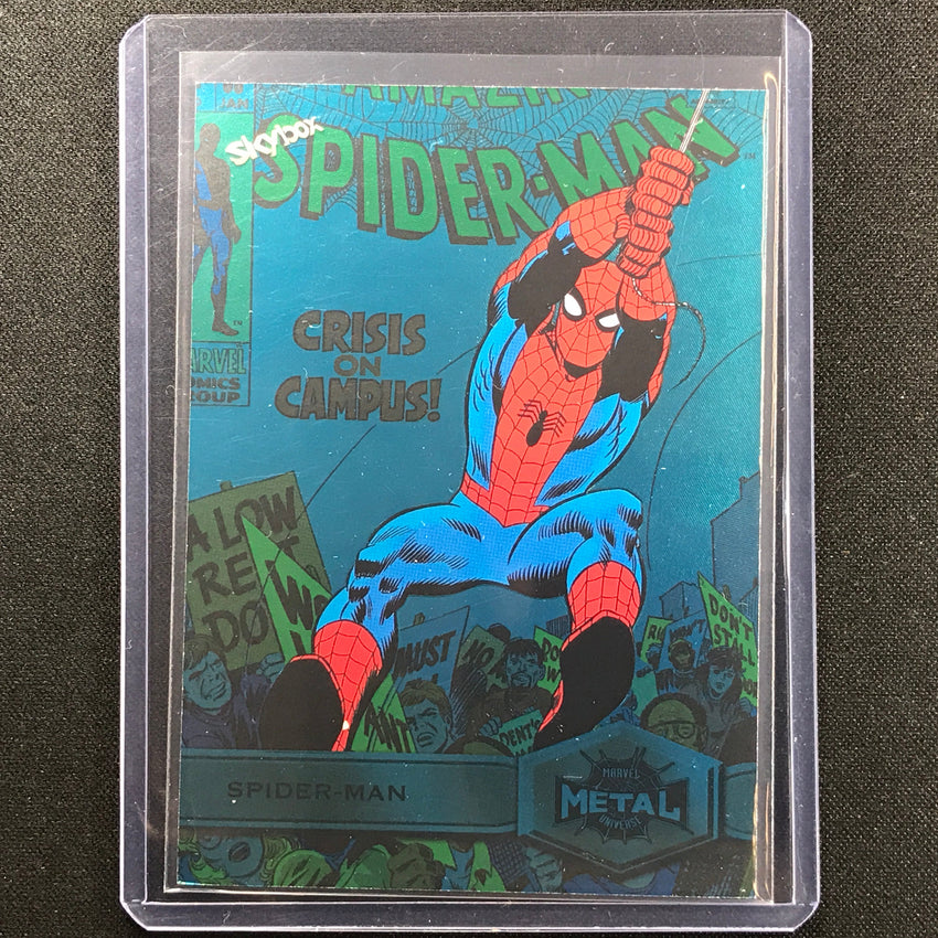 2021-2022 Marvel Spiderman Metal Universe Spider-man High Series Turquoise 44/50