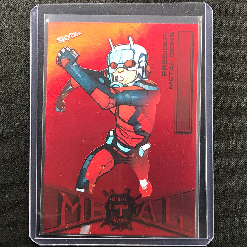 2021-2022 Marvel Spider-man Metal Universe Ant-man Precious Gems Pmg Red 46/100