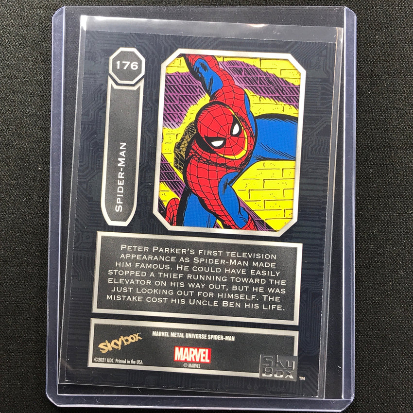 2021-2022 Marvel Spider-man Metal Universe Spider-man High Series Gold No 176 B