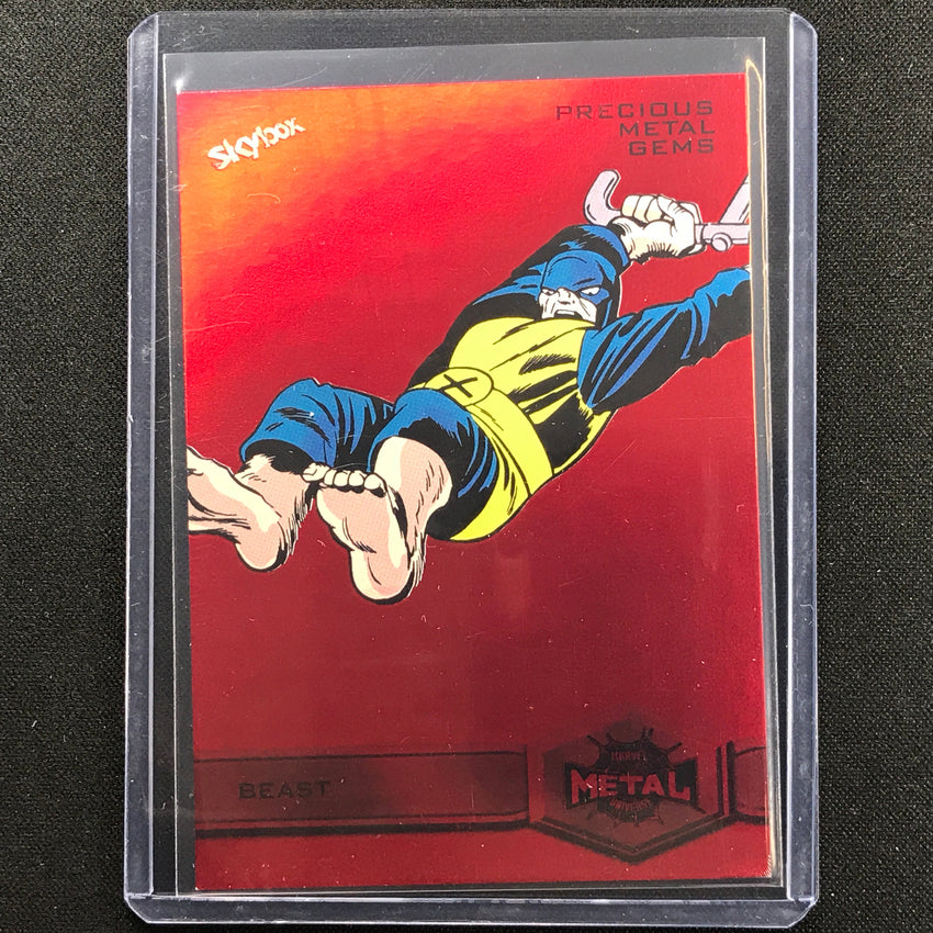 2021-2022 Marvel Spider-man Metal Beast High Precious Gems Pmg Red 13/100