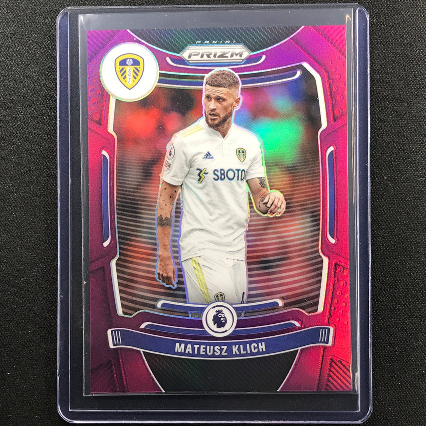 2021-22 Prizm Epl Mateusz Klich Purple 11/99