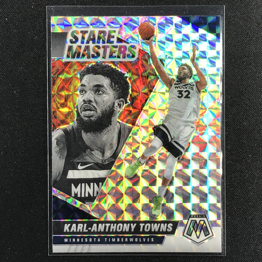 2020-21 Mosaic KARL-ANTHONY TOWNS Stare Masters Mosaic Silver #20