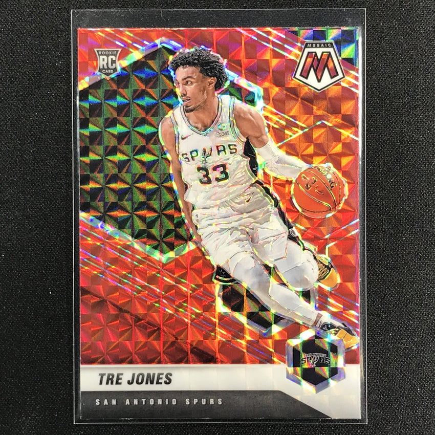 2020-21 Mosaic TRE JONES Rookie Mosaic Red #243